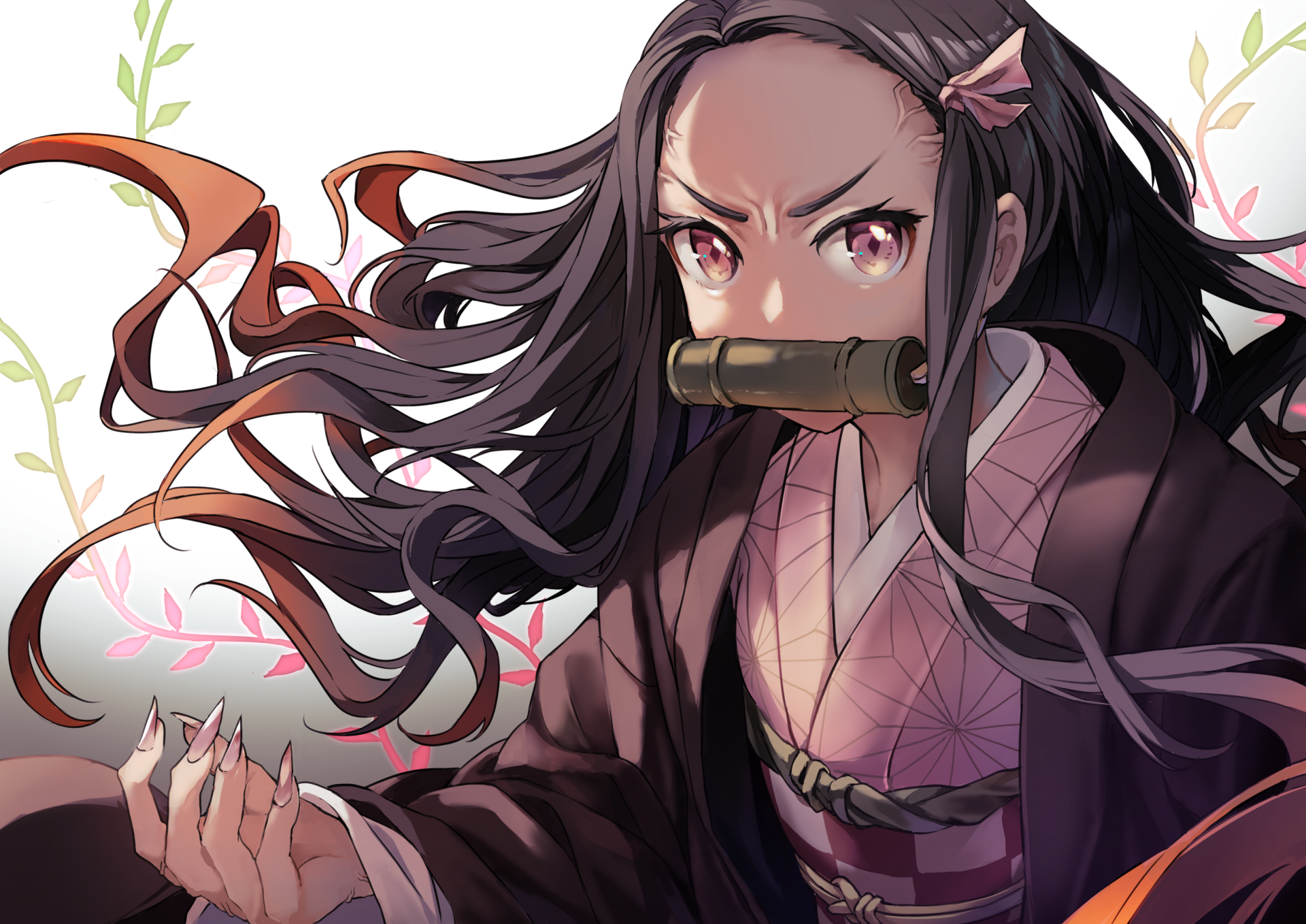 Download Nezuko Kamado Anime Demon Slayer: Kimetsu No Yaiba HD Wallpaper