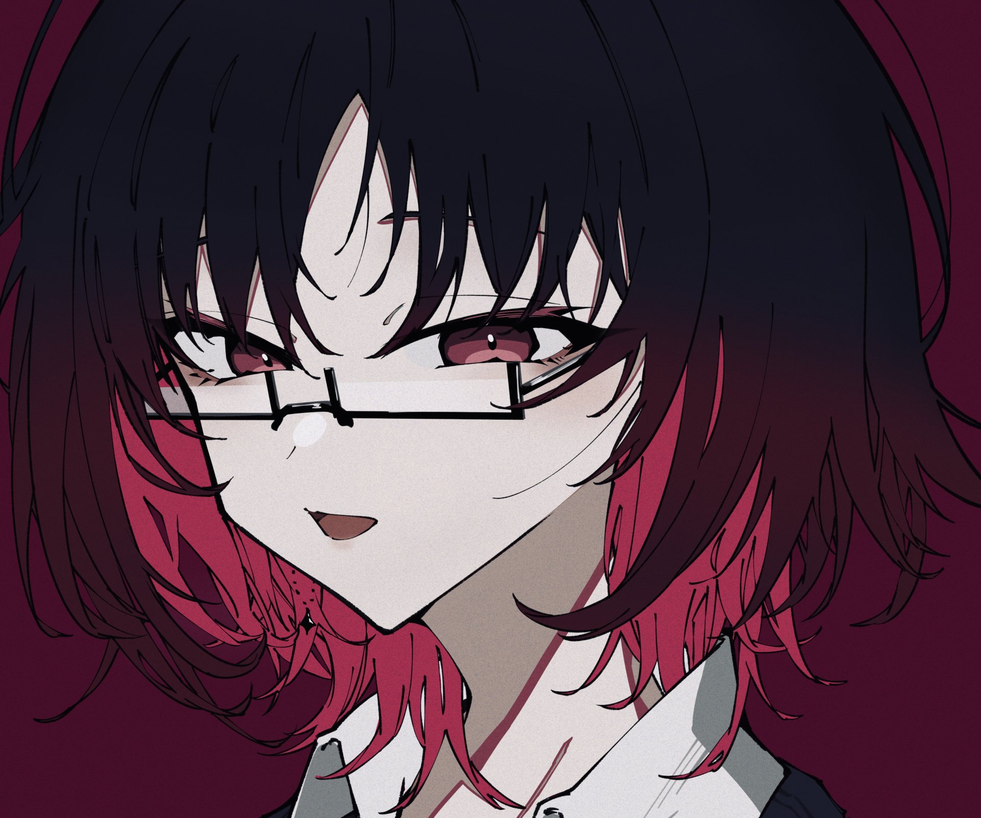 Download VSPO! Kisaragi Ren Iris Black Games Anime Virtual Youtuber HD Wallpaper by 蜂薪