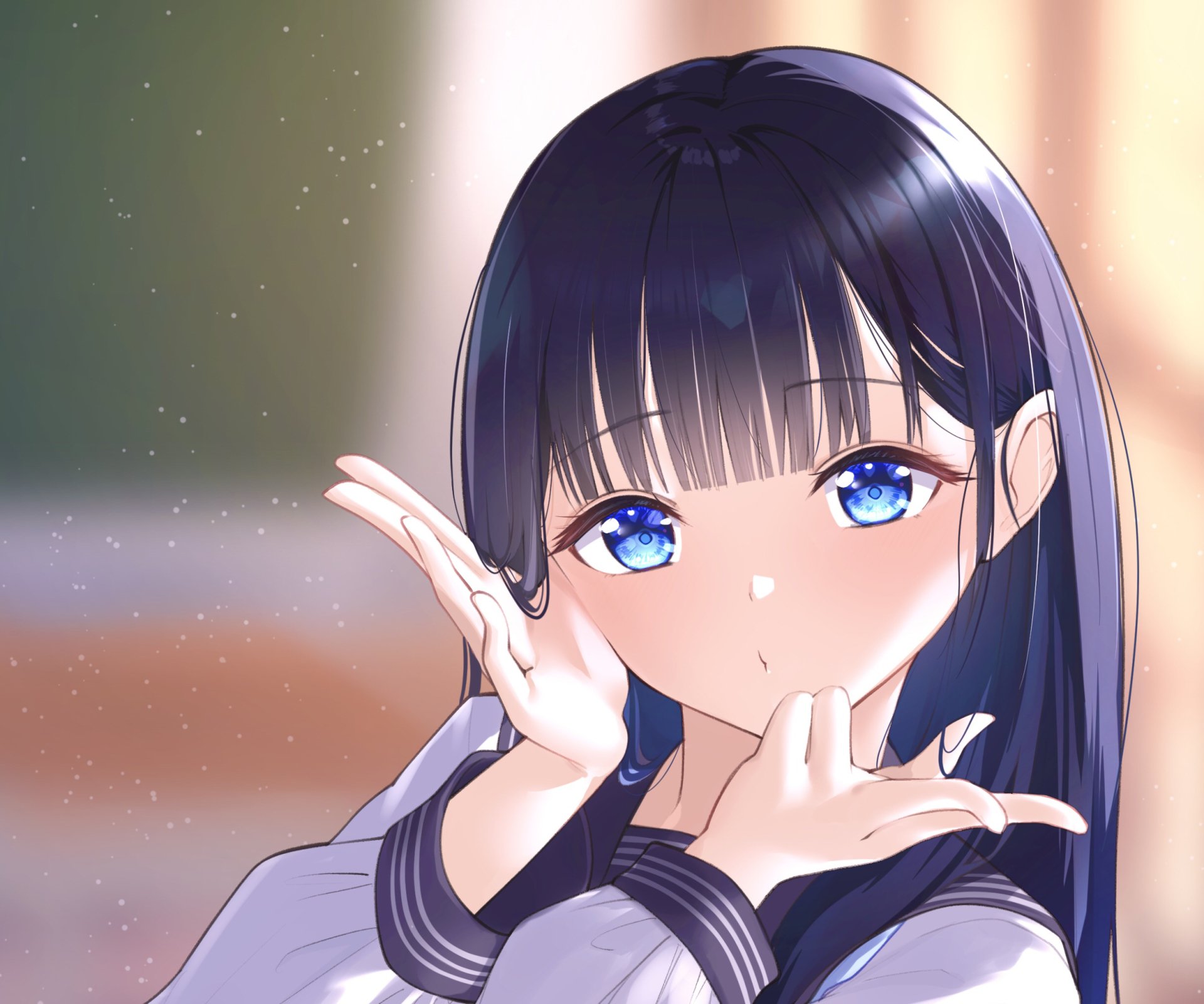 Download Komichi Akebi Anime Akebi's Sailor Uniform HD Wallpaper