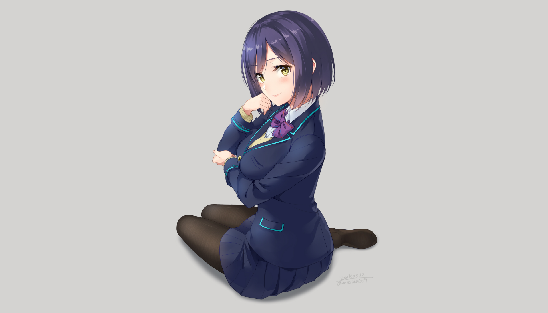 Download Shizuka Rin Anime Virtual Youtuber HD Wallpaper by うなさか