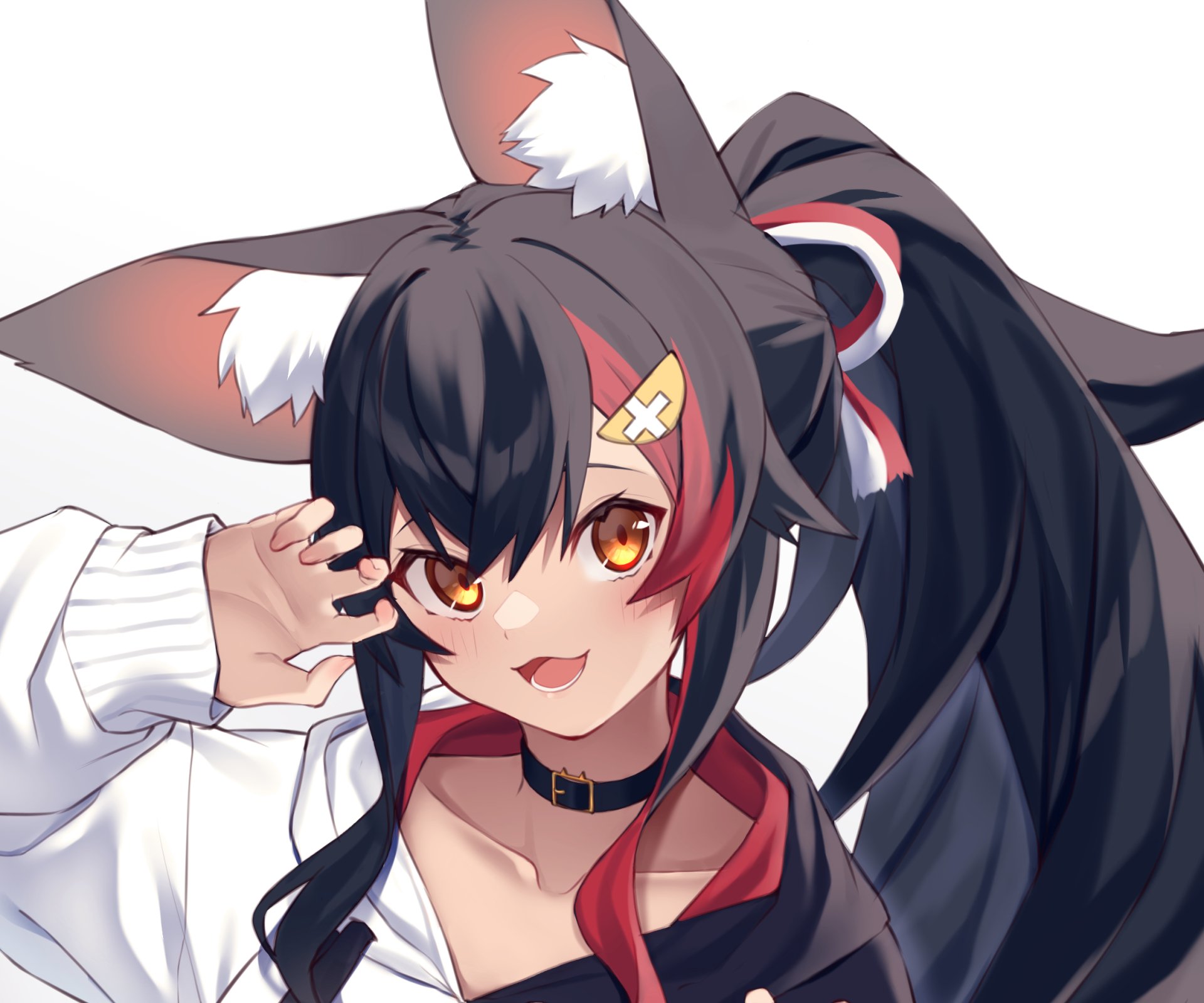 Download Hololive Ookami Mio Anime Virtual Youtuber HD Wallpaper