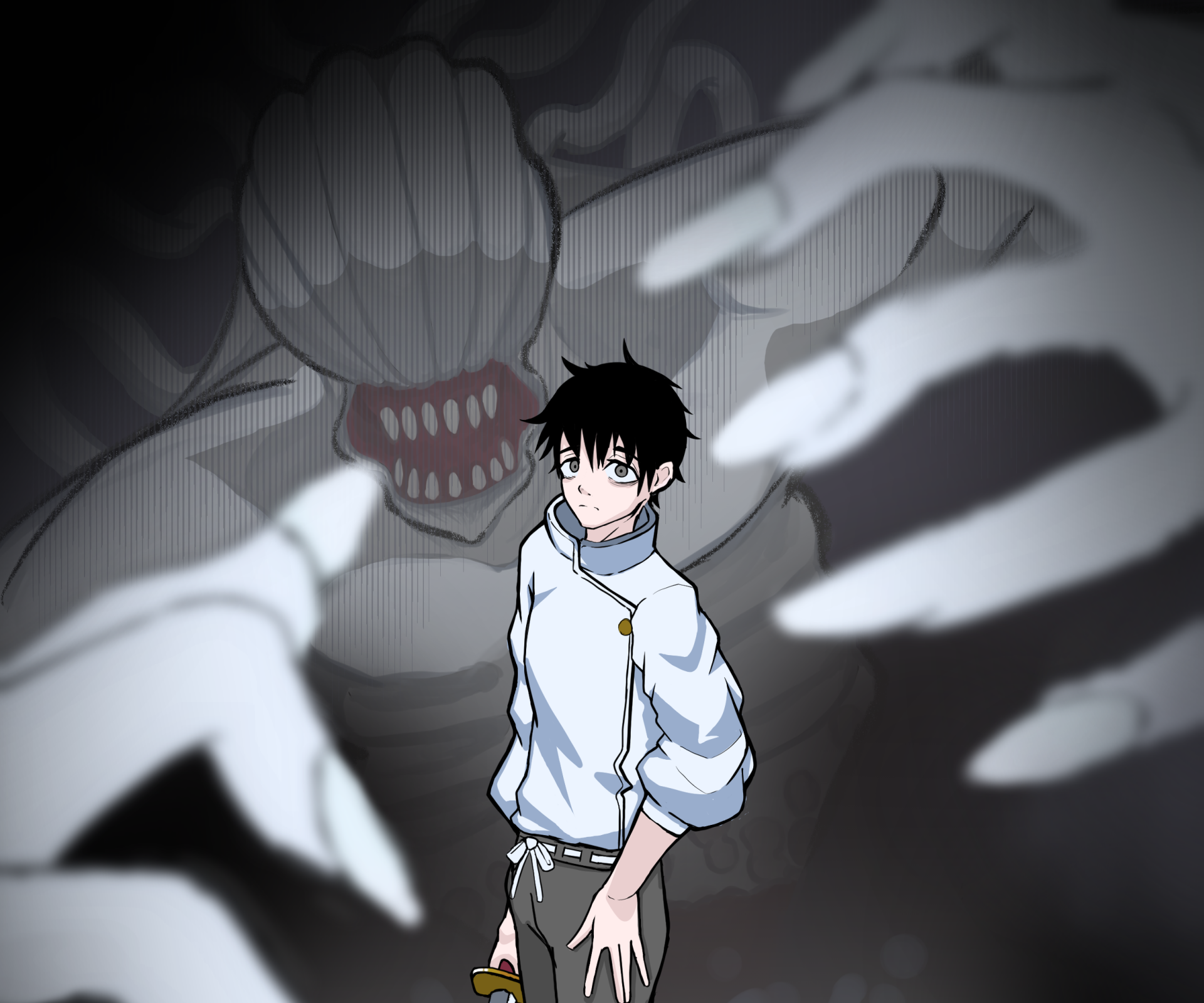 Download Yuta Okkotsu Anime Jujutsu Kaisen 0 HD Wallpaper by 霜しろ