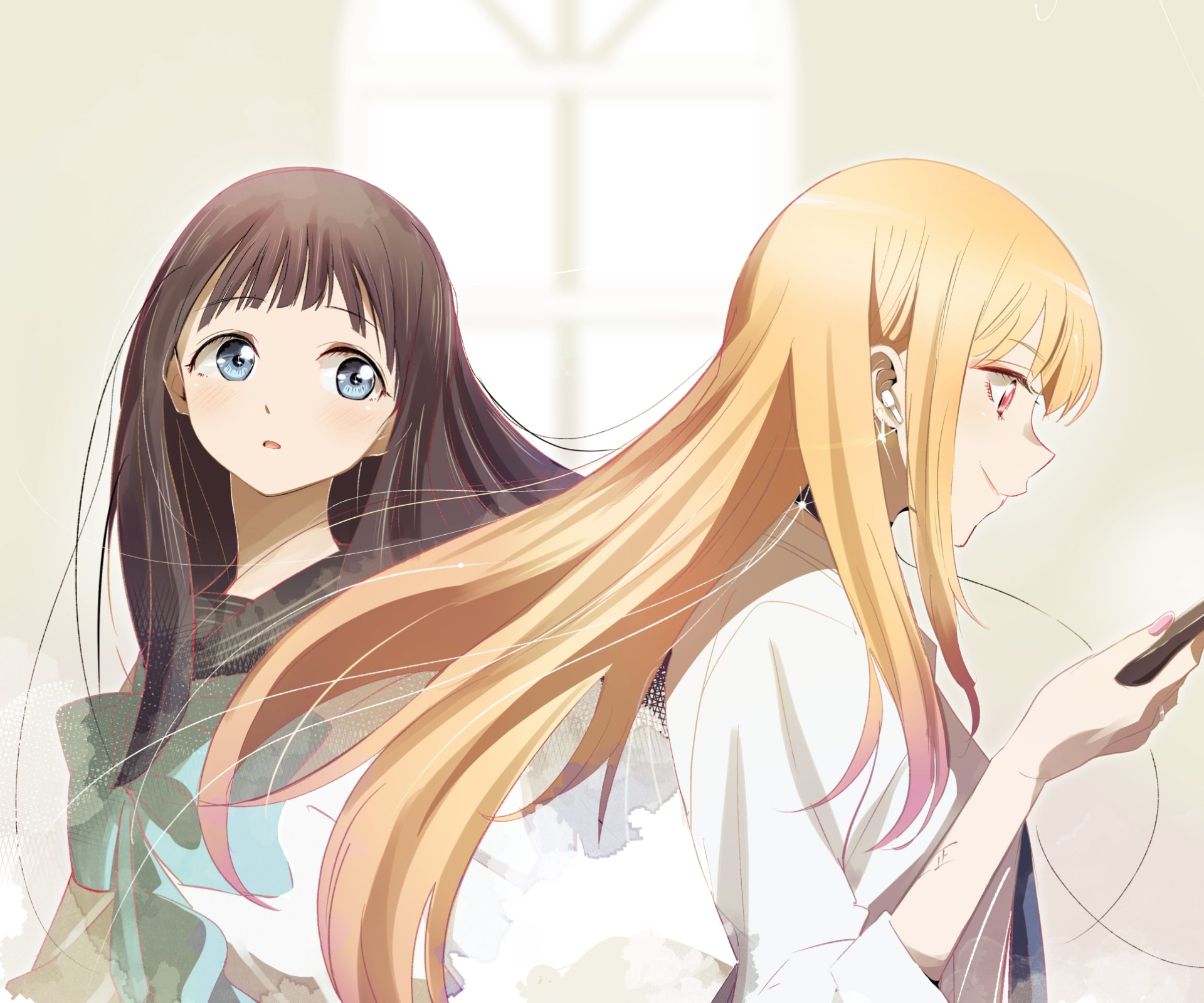 Download Marin Kitagawa Komichi Akebi Anime Crossover HD Wallpaper