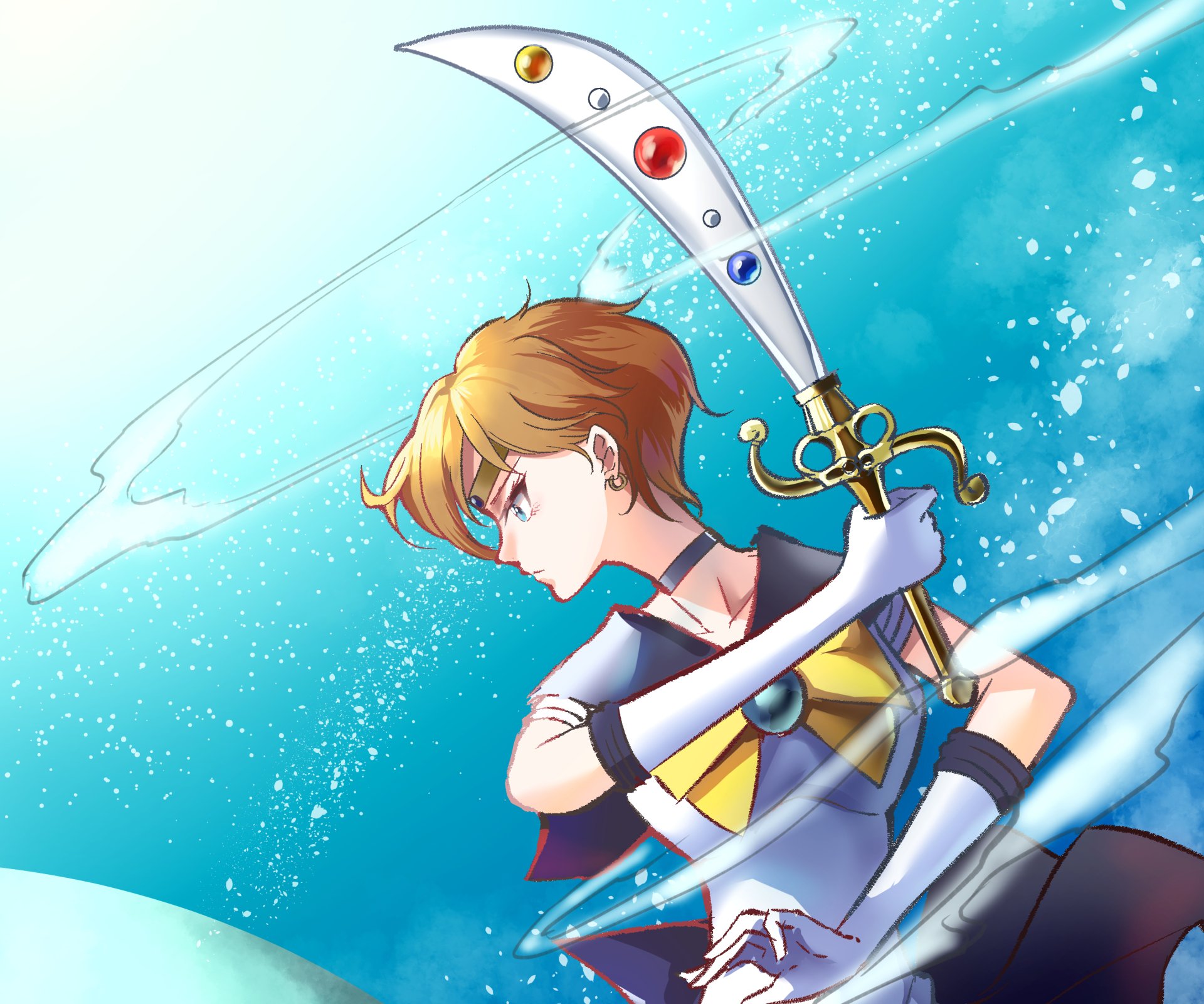 Download Haruka Tenou Sailor Uranus Anime Sailor Moon HD Wallpaper