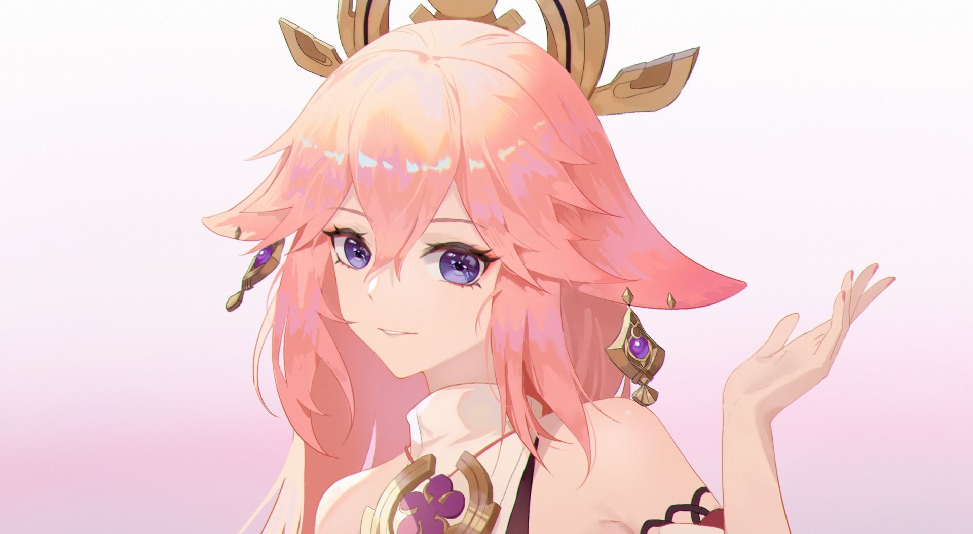 Download Yae Miko Guuji (Genshin Impact) Video Game Genshin Impact HD Wallpaper by 千辰玉