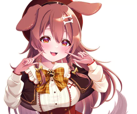 hololive Inugami Korone Anime Virtual Youtuber HD Desktop Wallpaper | Background Image