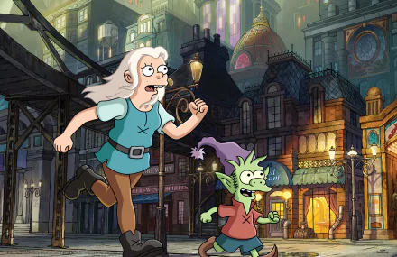 Elfo (Disenchantment) Bean (Disenchantment) TV Show Disenchantment HD Desktop Wallpaper | Background Image