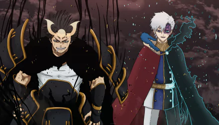 William Vangeance Yami Sukehiro Anime Black Clover HD Desktop Wallpaper | Background Image