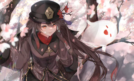 Hu Tao video game Genshin Impact HD Desktop Wallpaper | Background Image