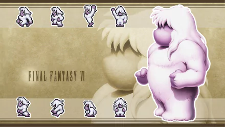 Umaro (Final Fantasy) video game Final Fantasy VI HD Desktop Wallpaper | Background Image