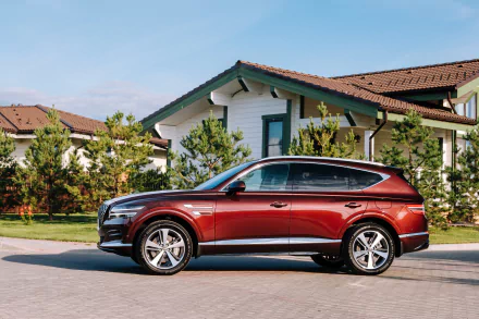 SUV Genesis GV80 AWD vehicle Genesis GV80 HD Desktop Wallpaper | Background Image