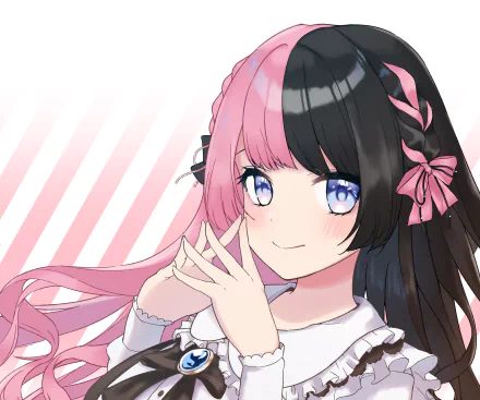 VSPO! Tachibana Hinano Iris Black Games Anime Virtual Youtuber HD Desktop Wallpaper | Background Image