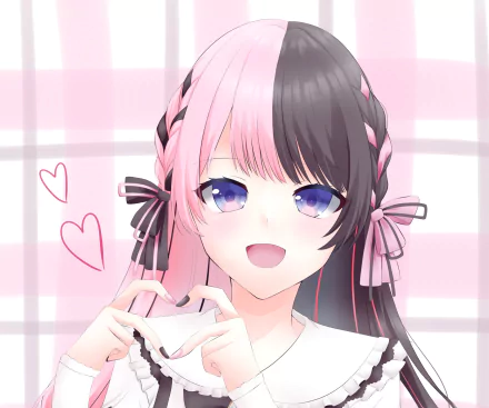 VSPO! Tachibana Hinano Iris Black Games Anime Virtual Youtuber HD Desktop Wallpaper | Background Image