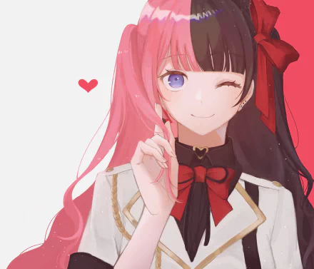 VSPO! Tachibana Hinano Iris Black Games Anime Virtual Youtuber HD Desktop Wallpaper | Background Image