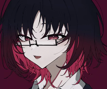 VSPO! Kisaragi Ren Iris Black Games Anime Virtual Youtuber HD Desktop Wallpaper | Background Image