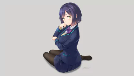 Shizuka Rin Anime Virtual Youtuber HD Desktop Wallpaper | Background Image