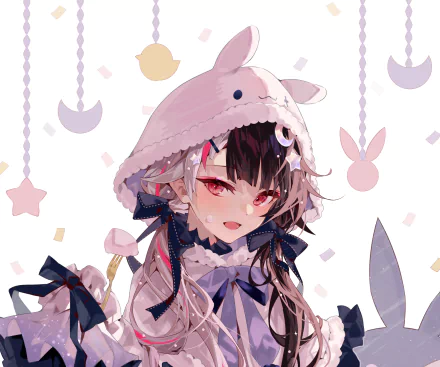 Nijisanji Yorumi Rena Anime Virtual Youtuber HD Desktop Wallpaper | Background Image