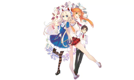 Anime friends HD Desktop Wallpaper | Background Image