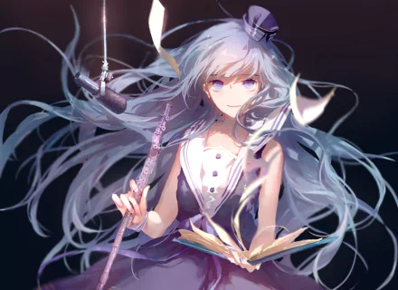 book Anime girl anime girl HD Desktop Wallpaper | Background Image