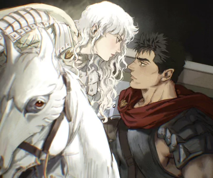 Guts (Berserk) Griffith (Berserk) Anime Berserk (2016) HD Desktop Wallpaper | Background Image