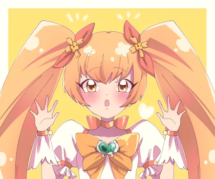 Myoudouin Itsuki Cure Sunshine Anime Heartcatch Precure! HD Desktop Wallpaper | Background Image