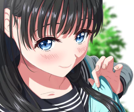 Komichi Akebi Anime Akebi's Sailor Uniform HD Desktop Wallpaper | Background Image