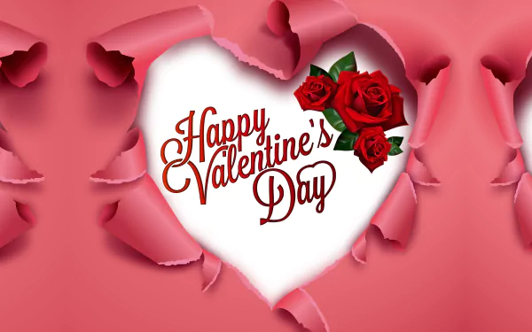Happy Valentine's Day heart holiday Valentine's Day HD Desktop Wallpaper | Background Image