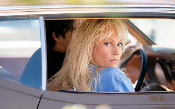 Lily James TV Show Pam & Tommy HD Desktop Wallpaper | Background Image