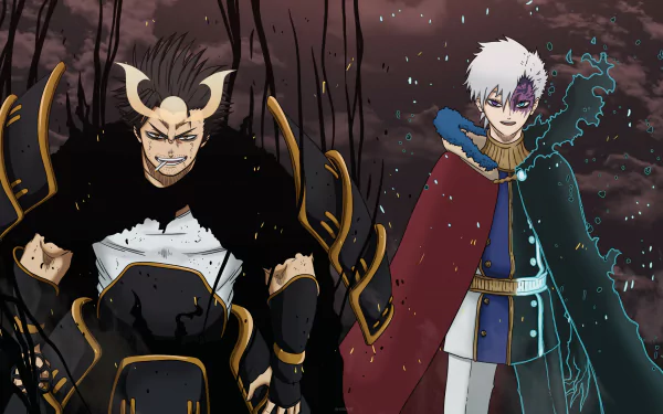 William Vangeance Yami Sukehiro Anime Black Clover HD Desktop Wallpaper | Background Image