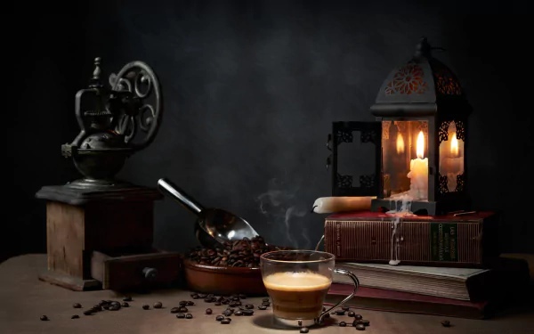 coffee grinder still life food coffee HD Desktop Wallpaper | Background Image
