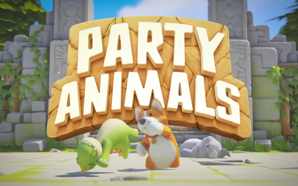 video game Party Animals HD Desktop Wallpaper | Background Image
