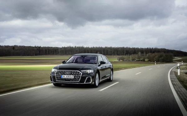 Audi A8 L 60 TFSI e quattro S line vehicle Audi A8 HD Desktop Wallpaper | Background Image