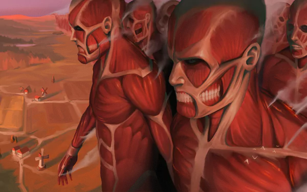 The Rumbling (Attack On Titan) Anime Attack on Titan HD Desktop Wallpaper | Background Image