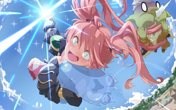Rimuru Tempest Gobta (That Time I Got Reincarnated as a Slime) Milim Nava Anime That Time I Got Reincarnated as a Slime HD Desktop Wallpaper | Background Image