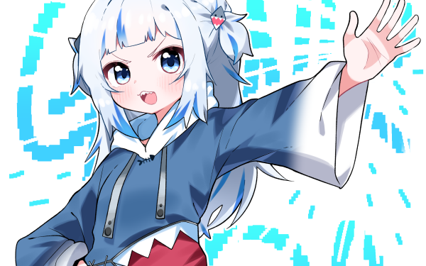 Anime Virtual Youtuber Gawr Gura Hololive HD Wallpaper | Background Image