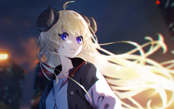 hololive Tsunomaki Watame Anime Virtual Youtuber HD Desktop Wallpaper | Background Image