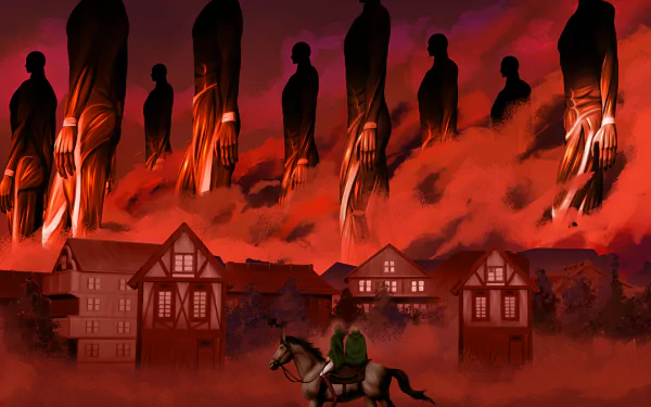 The Rumbling (Attack On Titan) Anime Attack on Titan HD Desktop Wallpaper | Background Image