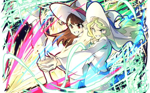Atsuko Kagari Diana Cavendish Anime Little Witch Academia HD Desktop Wallpaper | Background Image