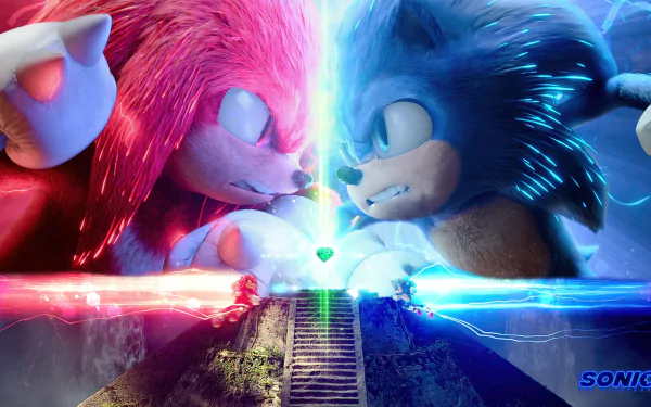 Knuckles the Echidna Sonic the Hedgehog movie Sonic The Hedgehog 2 HD Desktop Wallpaper | Background Image