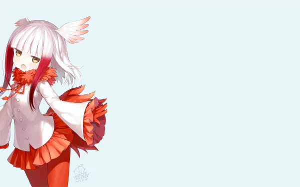 Crested Ibis (Kemono Friends) Anime Kemono Friends HD Desktop Wallpaper | Background Image