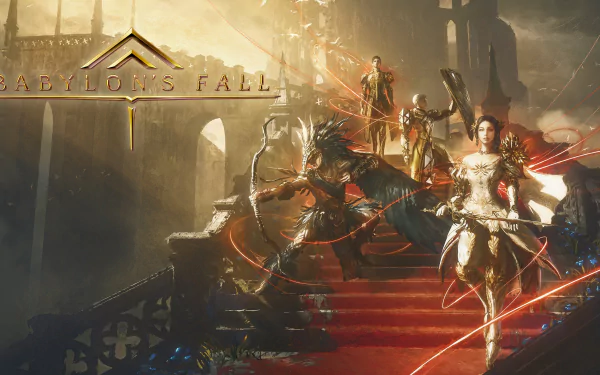 video game BABYLON'S FALL HD Desktop Wallpaper | Background Image