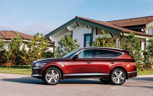 SUV Genesis GV80 AWD vehicle Genesis GV80 HD Desktop Wallpaper | Background Image