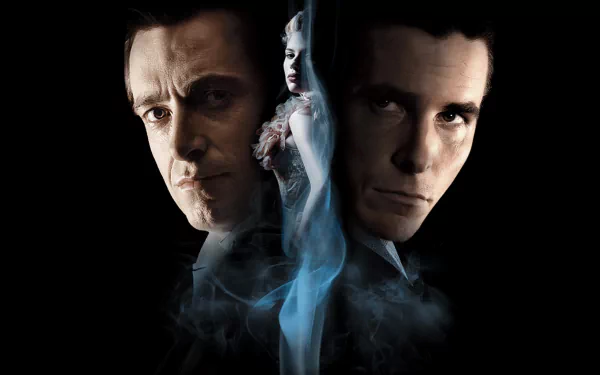 Scarlett Johansson Hugh Jackman Christian Bale movie the prestige HD Desktop Wallpaper | Background Image