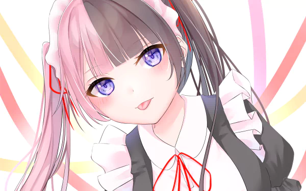 VSPO! Tachibana Hinano Iris Black Games Anime Virtual Youtuber HD Desktop Wallpaper | Background Image