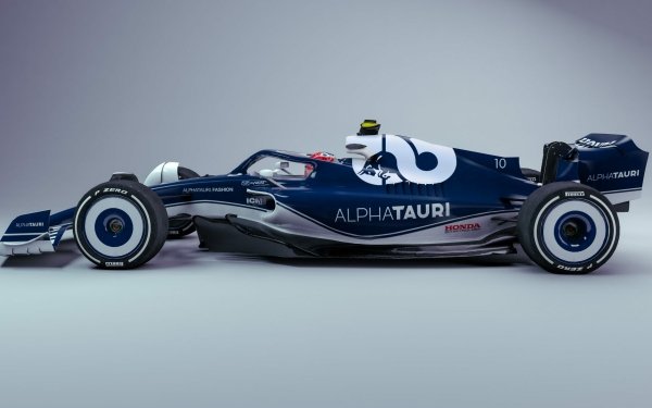 Sports F1 Race Car F1 2022 Scuderia AlphaTauri HD Wallpaper | Background Image