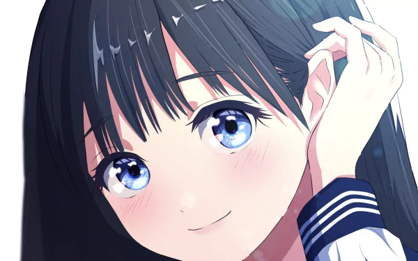 Komichi Akebi Anime Akebi's Sailor Uniform HD Desktop Wallpaper | Background Image