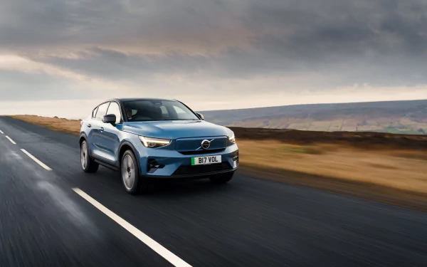 SUV vehicle Volvo C40 HD Desktop Wallpaper | Background Image