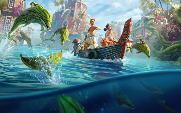 video game Submerged: Hidden Depths HD Desktop Wallpaper | Background Image