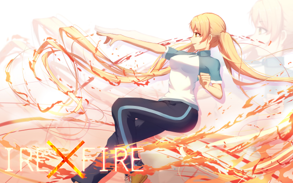 Anime Girl Blonde Long Hair HD Wallpaper | Background Image