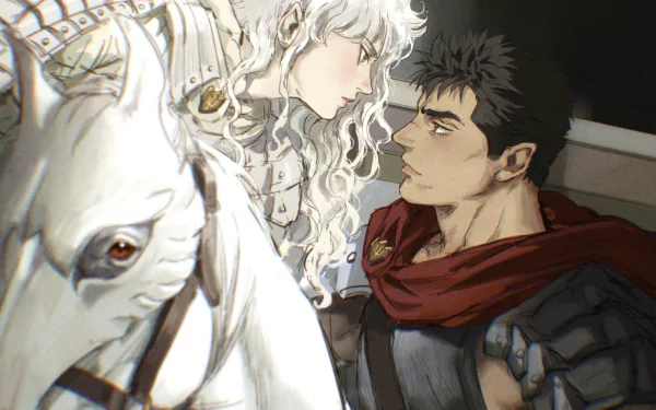 Guts (Berserk) Griffith (Berserk) Anime Berserk (2016) HD Desktop Wallpaper | Background Image